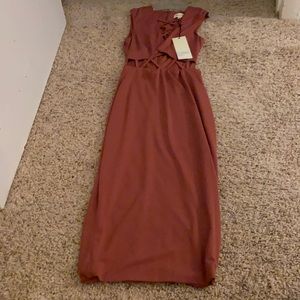 Rusty rose dress